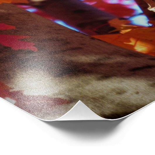 "Kleurverspreide ritter" Foto Afdruk (Hoek)