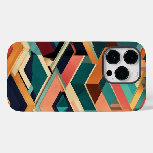 kleurvierkant Case-Mate iPhone case (Achterkant (horizontaal))