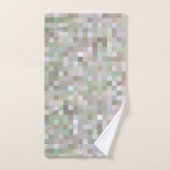 Kleurvierkantjes pasta bad handdoek (Handdoek)