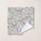 Kleurvierkantjes pasta bad handdoek (Wasdoekje)