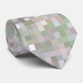 Kleurvierkantjes pasta stropdas (Opgerold)