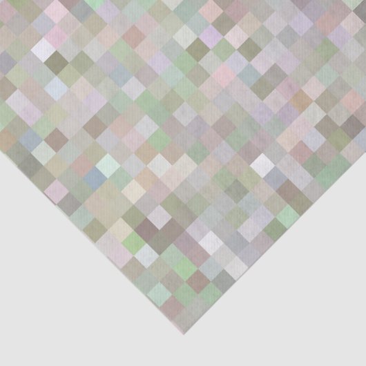Kleurvierkantjes pasta tissuepapier (Detail)