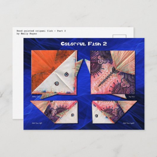 Kleurvis 2 briefkaart (Voorkant / Achterkant)