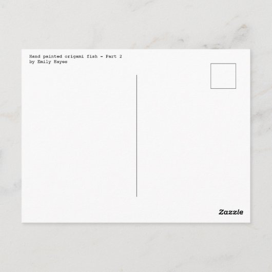 Kleurvis 2 briefkaart (Achterkant)