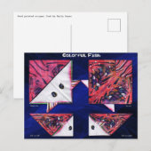 Kleurvis Briefkaart (Voorkant / Achterkant)