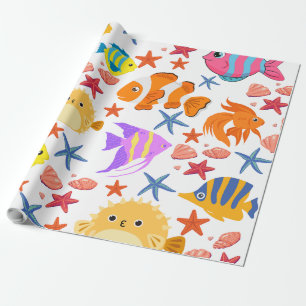 Kleurvis Cadeaupapier
