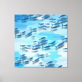 Kleurvis Canvas Afdruk