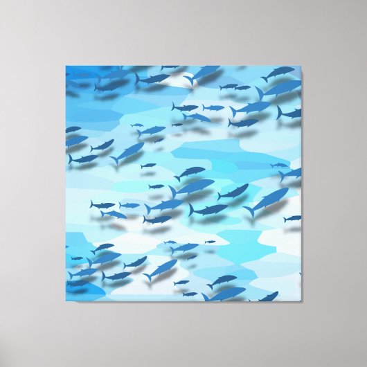 Kleurvis Canvas Afdruk (Voorkant)