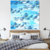 Kleurvis Canvas Afdruk (Insitu (Slaapkamer))