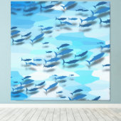 Kleurvis Canvas Afdruk (Insitu (Houten vloer))