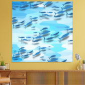 Kleurvis Canvas Afdruk (Insitu (Woonkamer))