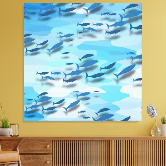 Kleurvis Canvas Afdruk (Insitu (Woonkamer))