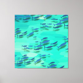 Kleurvis Canvas Afdruk