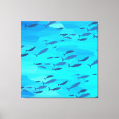 Kleurvis Canvas Afdruk (Voorkant)