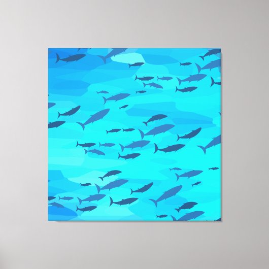 Kleurvis Canvas Afdruk (Voorkant)