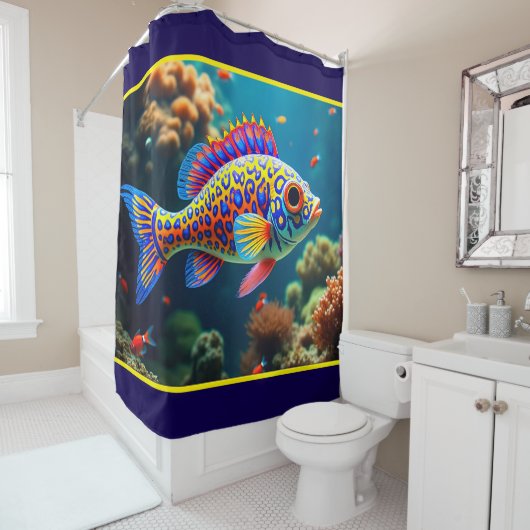 Kleurvis Douchegordijn (In situ)