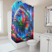 Kleurvis Douchegordijn (In situ)