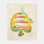 Kleurvis Fleece Deken (Voorkant)