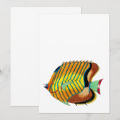 Kleurvis Hartelijk dank Bedankkaart (Voorkant / Achterkant)