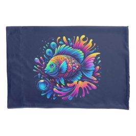 Kleurvis Kussensloop