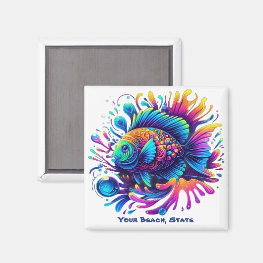 Kleurvis Magneet (Voorkant / Achterkant)