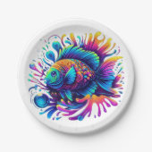 Kleurvis Papieren Bordje (Voorkant)