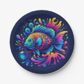 Kleurvis Papieren Bordje (Voorkant)