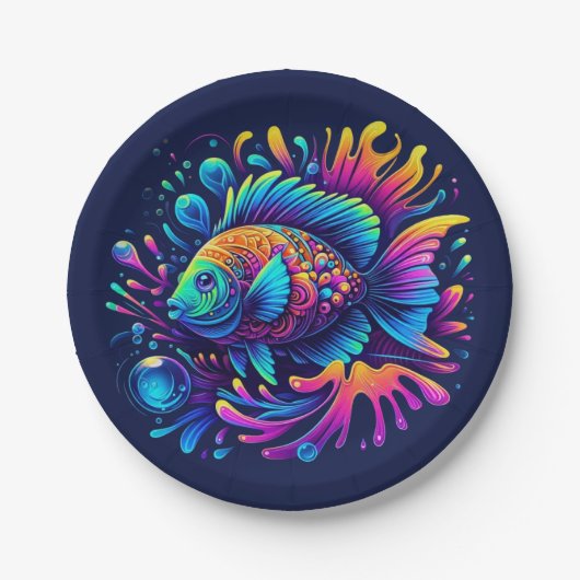 Kleurvis Papieren Bordje (Voorkant)