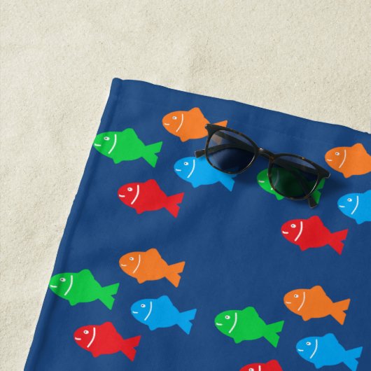 Kleurvis Strandlaken (In situ)