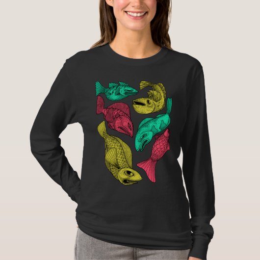 Kleurvis T-shirt (Voorkant)