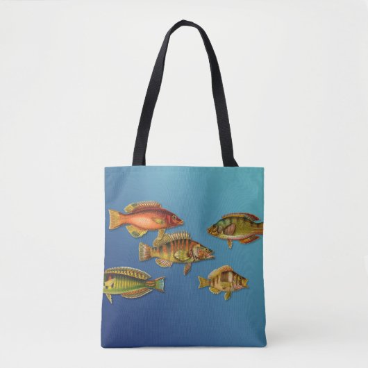 Kleurvis Tote Bag (Voorkant)