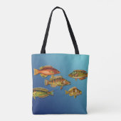 Kleurvis Tote Bag (Achterkant)