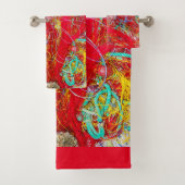 Kleurvisnetten Bad Handdoek (Insitu)