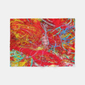 Kleurvisnetten Fleece Deken (Voorkant (Horizontaal))