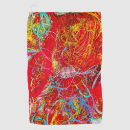 Kleurvisnetten Golfhanddoek