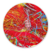 Kleurvisnetten Keramische Knop (Voorkant)