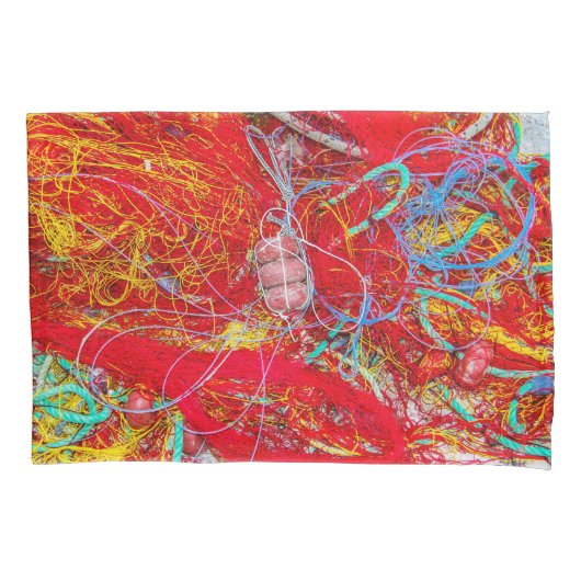 Kleurvisnetten Kussensloop (Voorkant)