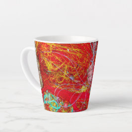 Kleurvisnetten Latte Mok