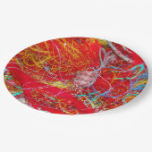 Kleurvisnetten Papieren Bordje (Gekanteld)