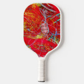 Kleurvisnetten Pickleball Paddle (Achterkant)