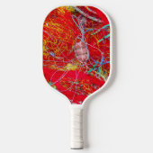Kleurvisnetten Pickleball Paddle (Voorkant)
