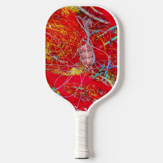 Kleurvisnetten Pickleball Paddle (Voorkant)