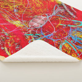 Kleurvisnetten Sherpa Deken