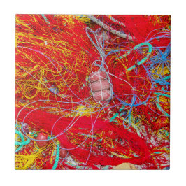 Kleurvisnetten Tegeltje