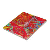 Kleurvisnetten Tegeltje (Zijkant)