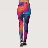 Kleurvlakken Leggings (Achterkant)