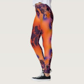 kleurvlekken op zonsondergang leggings (Links)