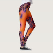 kleurvlekken op zonsondergang leggings (Rechts)