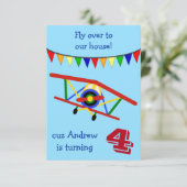 Kleurvlieger kinderen Birthday Kaart (Staand voorkant)