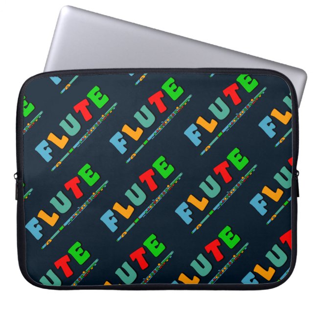 Kleurvocht Laptop Sleeve (Voorkant)